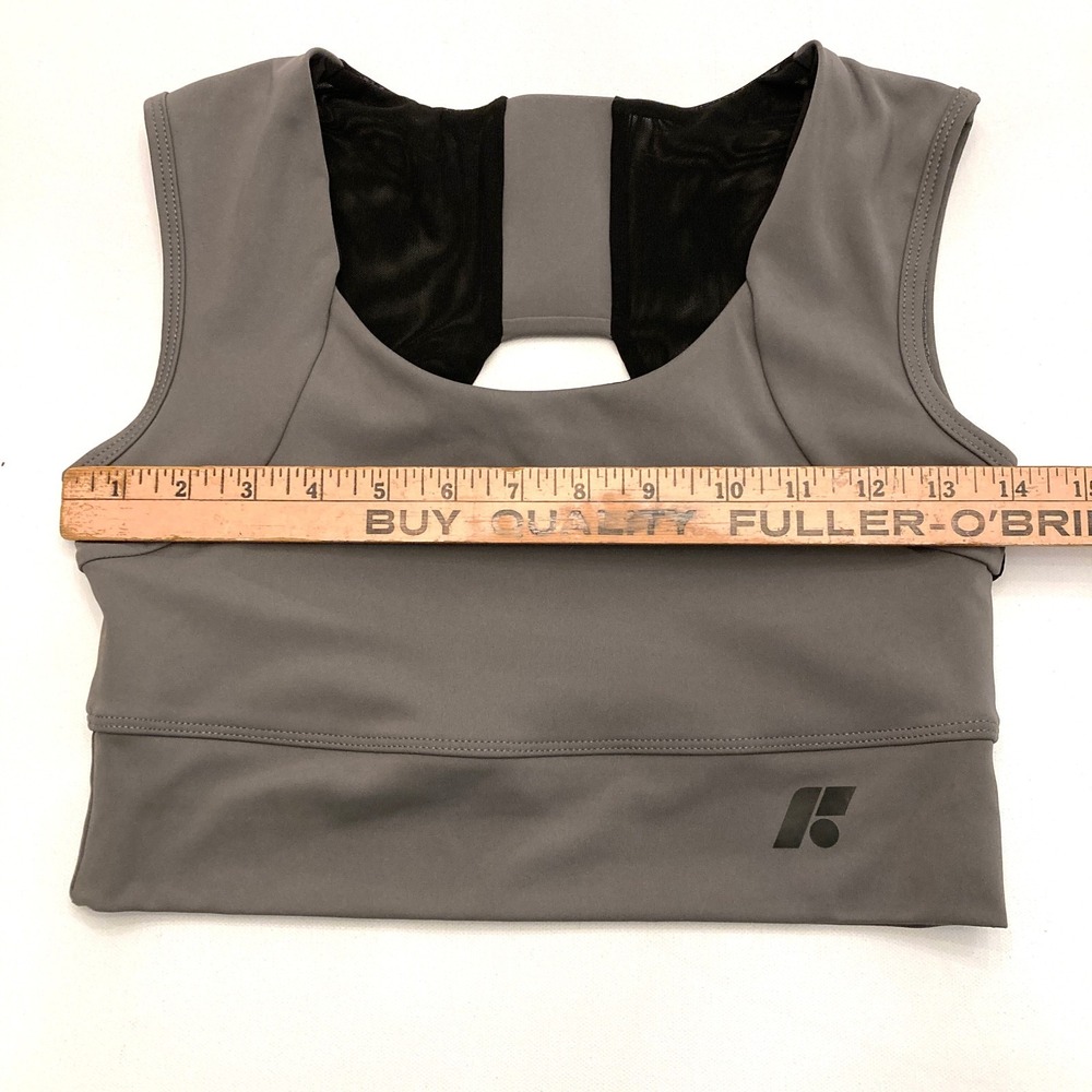 Forme Power Bra Posture Corrector Sports Bra Large Athleisure Activewear Gray - Picture 4 of 7